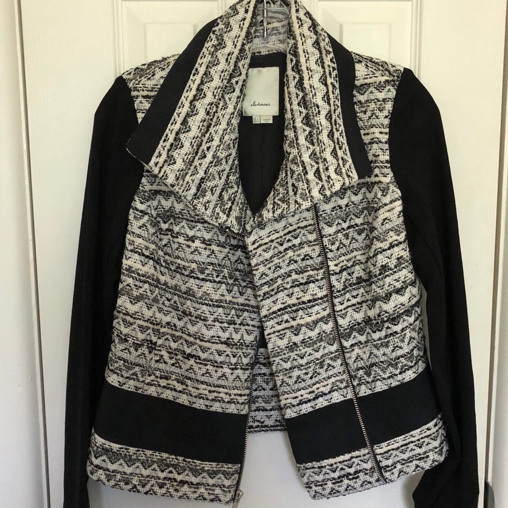 NWOT Anthropologie Tweed Motorcycle Jacket 2